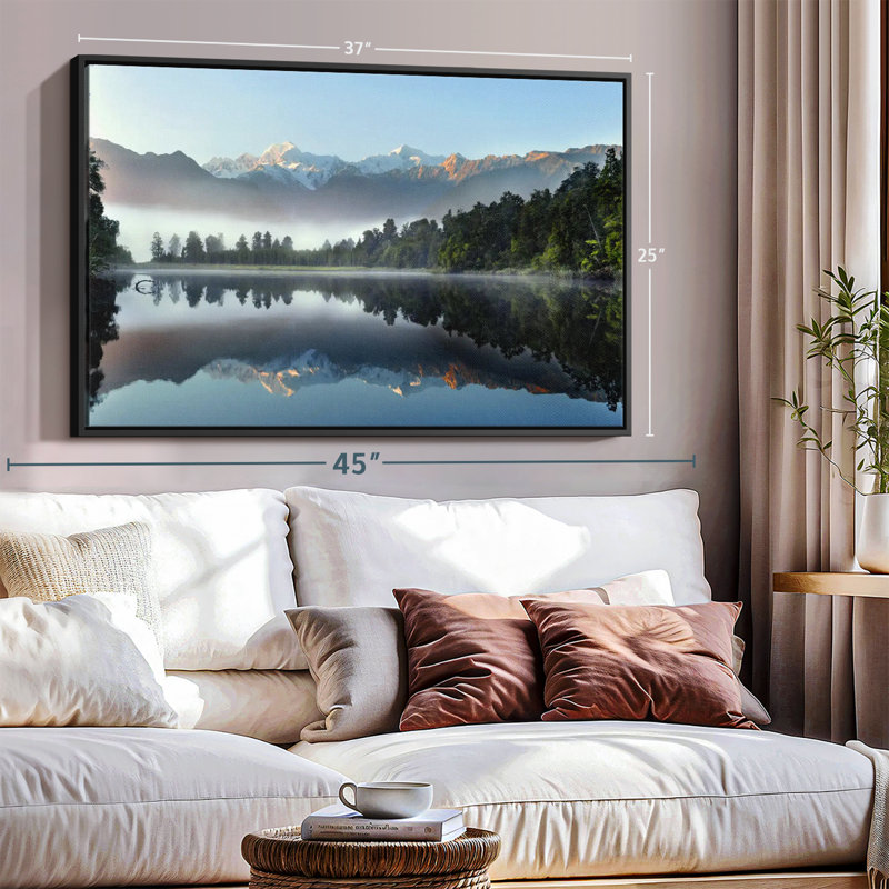 Nature "Réflexion du lac Matheson", H 37 po x l 25 po