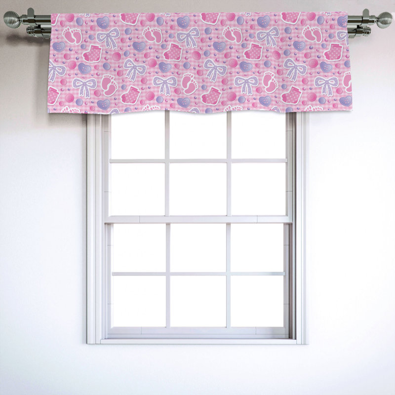 Sateen Ruffled Window Valance