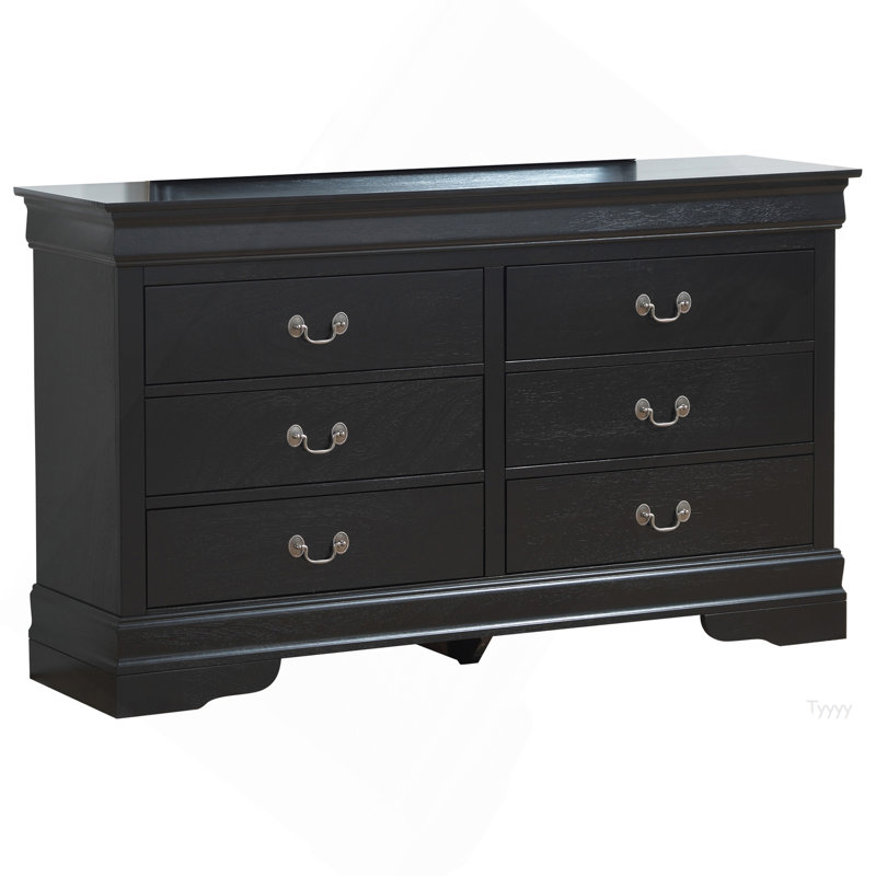 Commode élégante noire