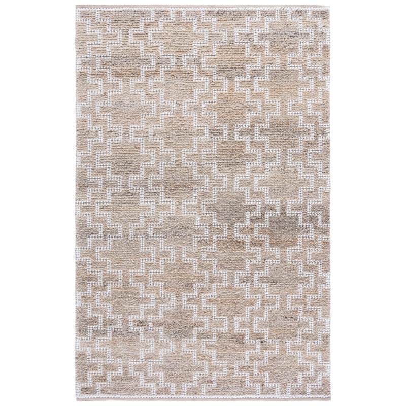 Tapis d'intérieur tissé à la main Vermont, Rectangle 4 pi 0 po x 6 pi 0 po