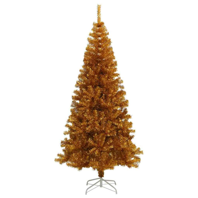 vidaXL Christmas Tree with 300 LEDs with Stand PVC, Black