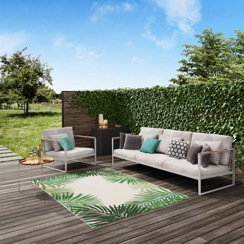 Palermo Floral Indoor / Outdoor Area Rug, Rectangle 120cm x 170cm
