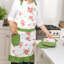 Floral Cotton Bib Apron