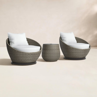 Madge 3 Piece Seating Group with Cushions 