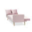 Queen 71'' Velvet Convertible Sofa-1005157483