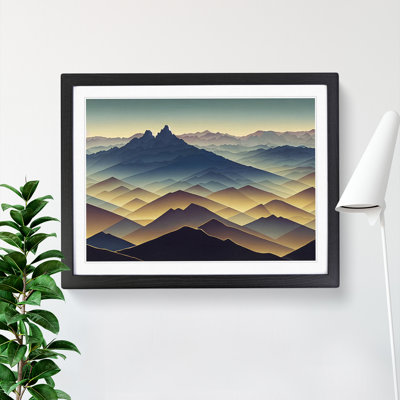 Wholesome Mountain Landscape - Framed Print