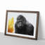 Silverback Gorilla with Golden Flash - Picture Frame Painting Print-55619274-55619276