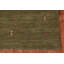 Tapis tribal vert Gabbeh 3 x 5