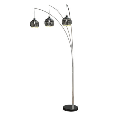 89.5'' Chrome Tree Floor Lamp