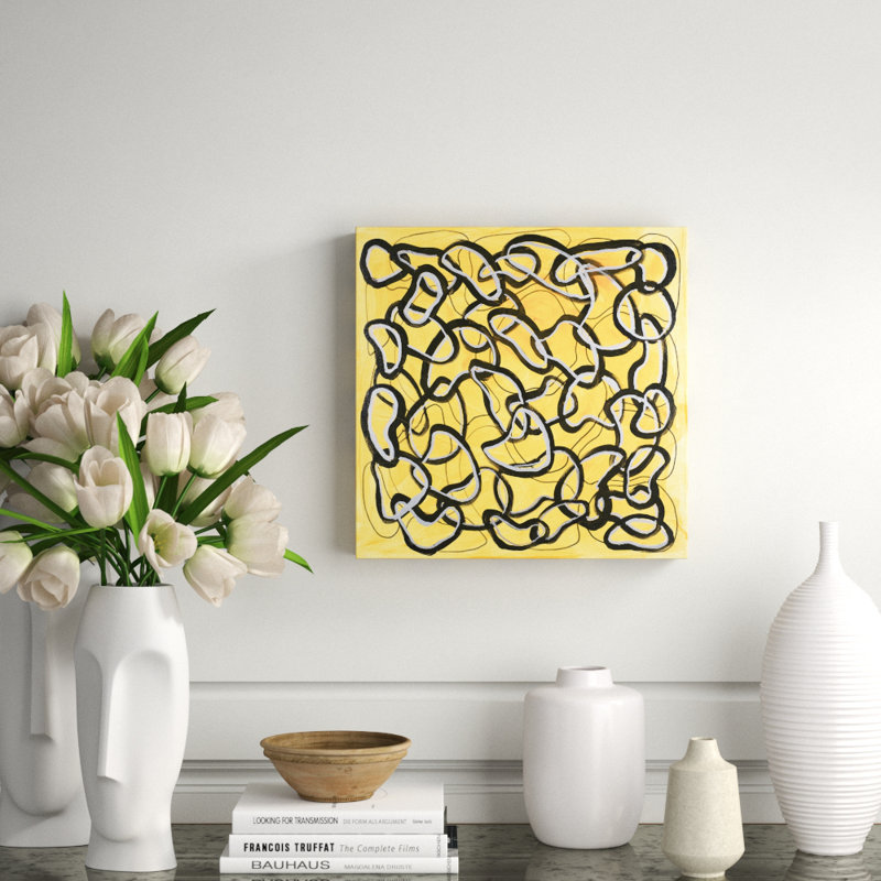 Gold Chain Painting by Joyce Creiger
