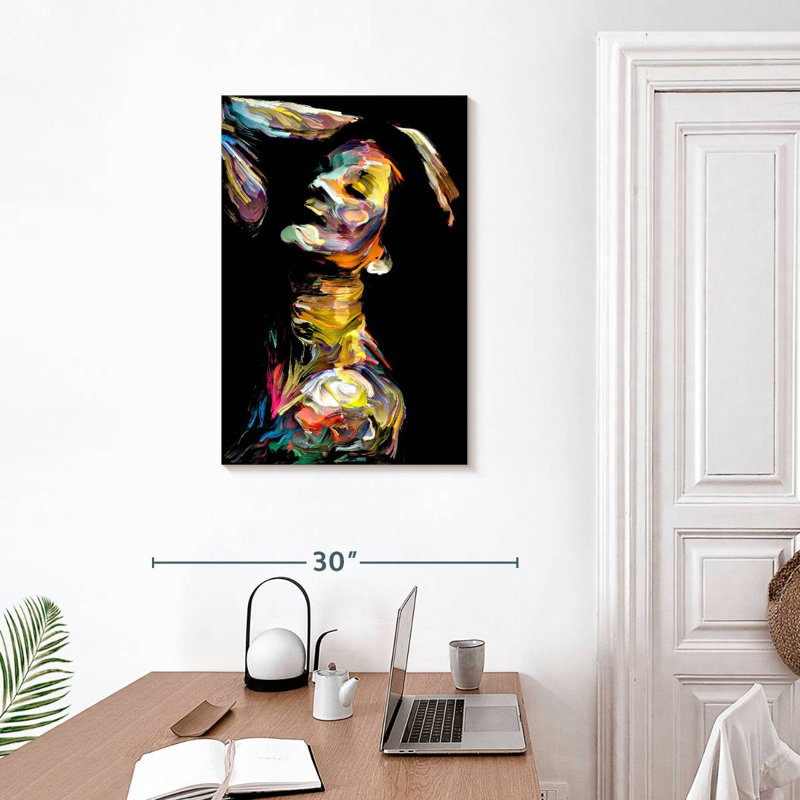 Leisha Captivating Female, 30" H x 20" W