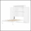Lit escamotable avec deux armoires et tablette de rangement, plateforme pliable multifonctionnelle pour un gain de place et de confort-1864374659