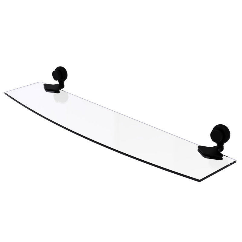 Venus Bracket Shelf, Matte Black, 18" W x 5.5" L