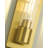 Modern 1-Light Bathroom Vanity Sconce With Clear Glass Shade, Brushed Gold Finish Wall Lighting For Bedroom, Kitchen, And Powder Room