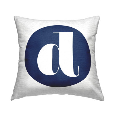 Coussin réversible Blue Circle