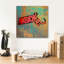 «Massachusetts» par Art Licensing Studio, art mural sur toile, 18 po x 18 po