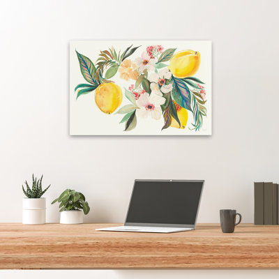 Agrumes d'été I - Bouquets botaniques, art corail
