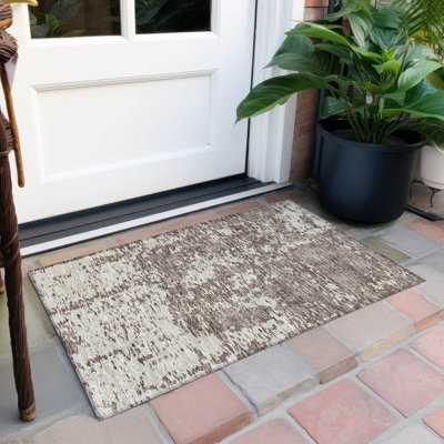 Tapis rectangulaire Alegandro avec envers antidérapant