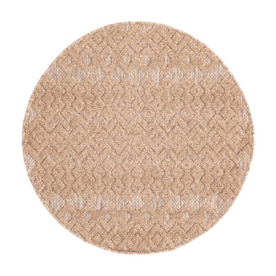 Tapis intérieur / extérieur beige Groce