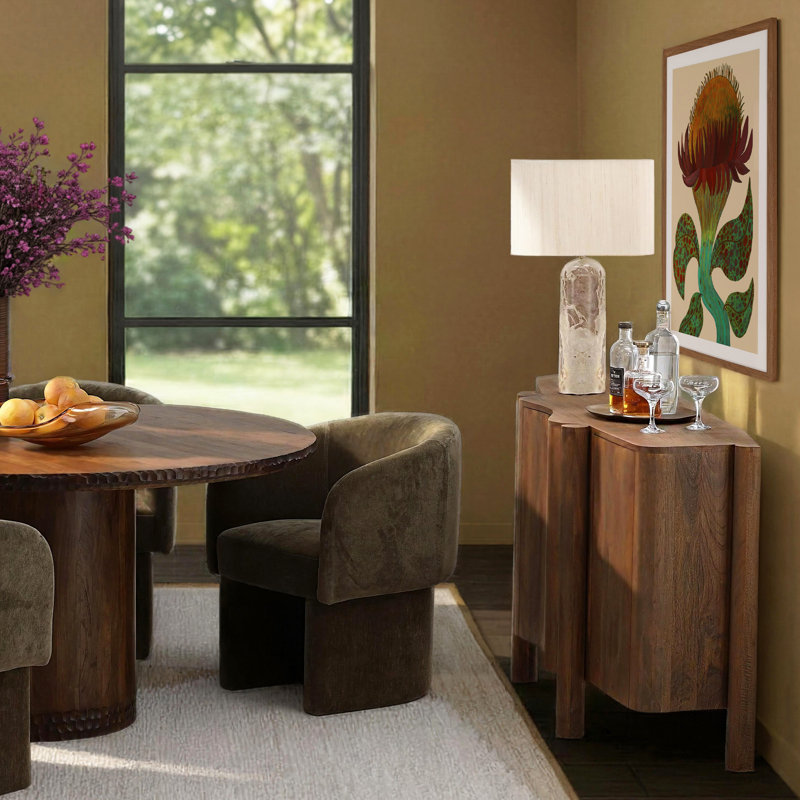 Saren Sideboard Dark Brown