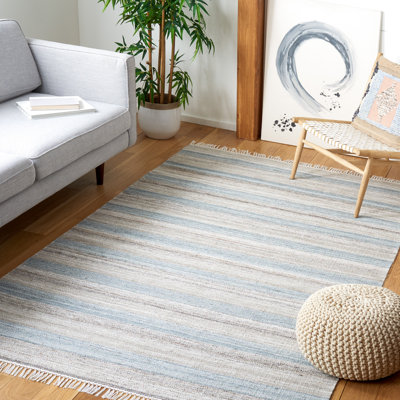 Oconto Flat Weave Performance Striped Rug