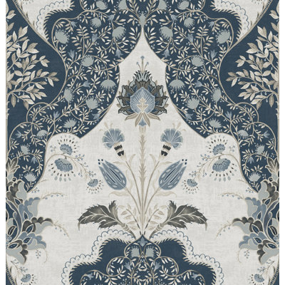 Auden Green Floral Grandeur Wallpaper