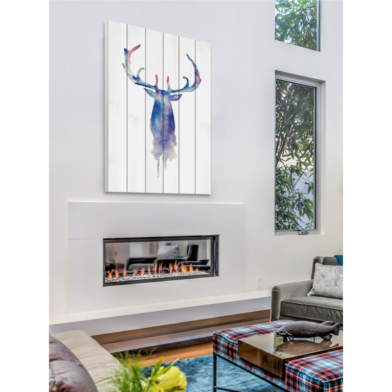 « orignal », reproduction d’art sur bois blanc, H 45 po x l 30 po x P 1,5 po