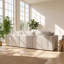 Canapé de rangement modulaire 3 places l 106,3 po x P 34,6 po x H 30,7 po Modena