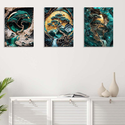 3 Piece Wrapped Canvas Print