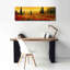 Panneau Toscano I par Art Fronckowiak - peinture panoramique sur toile tendue