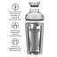 Shaker à cocktail à double paroi 17 oz Oggi Barware