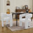 Modern Upholstered Dining Arm Chair, Solid Wood Frame-1401967628