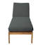 Venice Outdoor Teak Chaise Lounge-519627961
