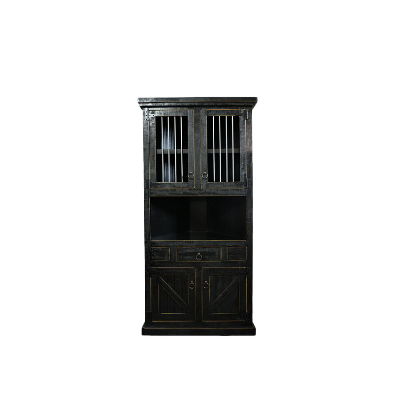 Buffet avec bahut Dhamani, Noir