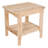Endymion Rectangular Cedar Outdoor Side Table , 24'' in. W 19'' in. D-2099093637