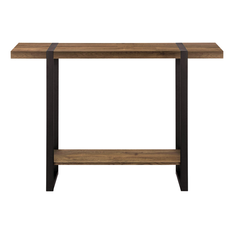 Accent Table, Console, Entryway, Narrow, Sofa, Living Room, Bedroom, Brown