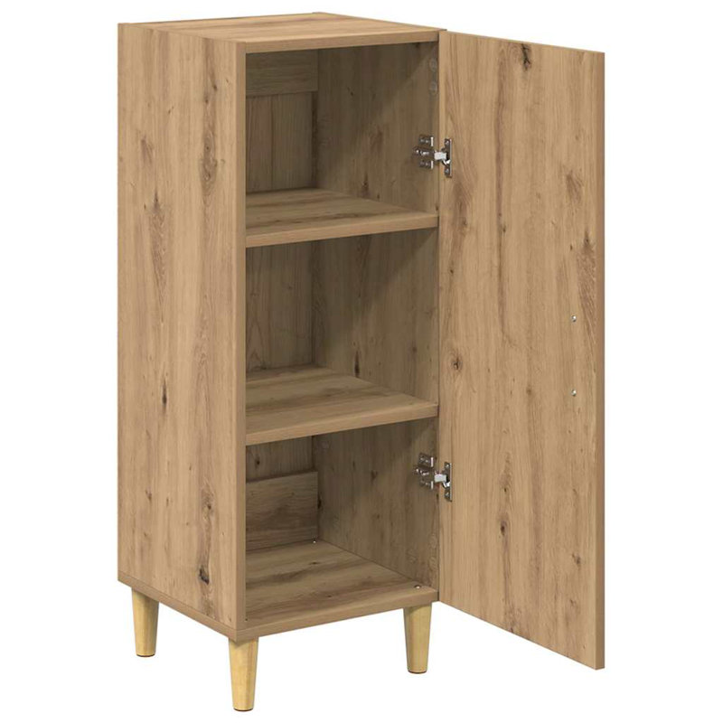 Sideboard Engineered Wood Side Cabinet Home Organiser, Artisan Oak