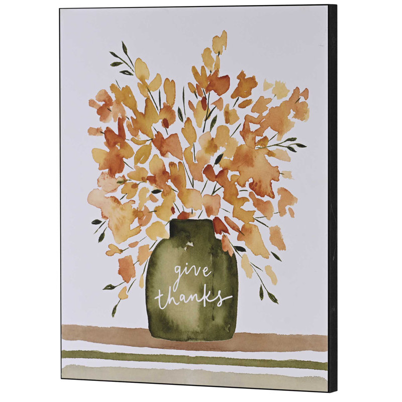 Wall Plaque Give Thanks
