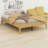 Sturdy Wood Platform Bed Frame Featuring Wood Slat and Metal Support-1897872208