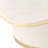 Gineverra Rectangular Cocktail Table - Ivory/Gold