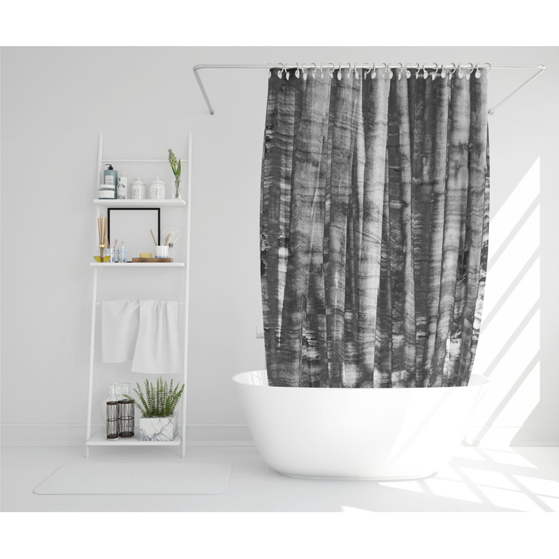 Brookhhurst Polyester Shower Curtain Set