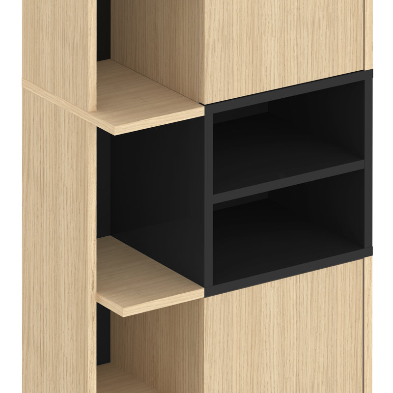 Shealee Linen Cabinet, Black