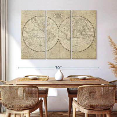 Carte du monde classique Aliaz
