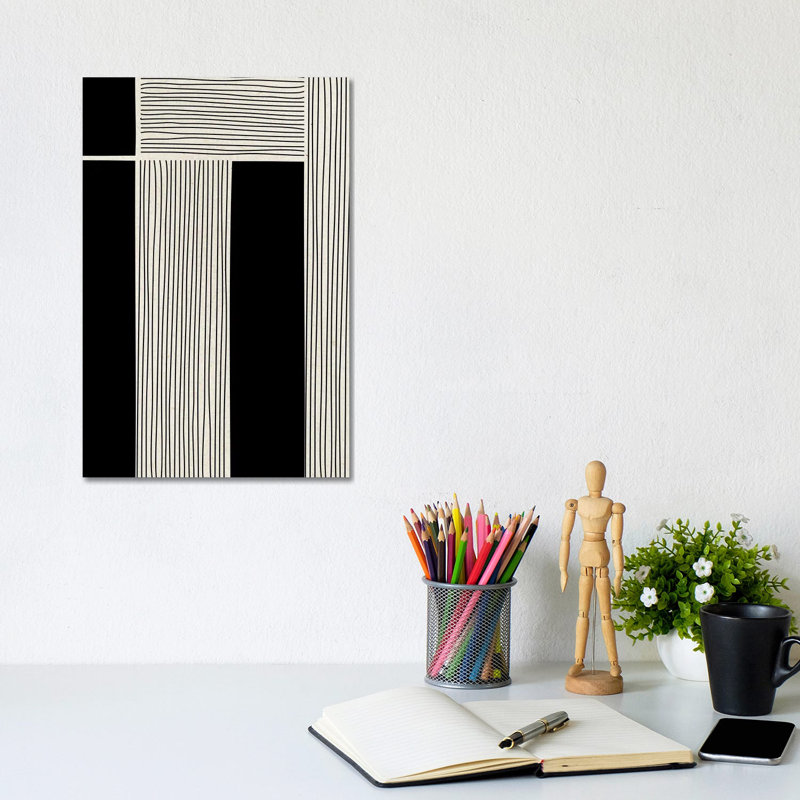 Ribbing II by Design Fabrikken - No Frame Gallery-Wrapped Canvas Giclée on Canvas, 30.48cm H x 20.32cm W