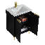 Ensemble de meuble-lavabo simple 24 po Kayden-1081009859