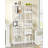 Everlene Bookshelf, Book Shelf, Industrial Bookcase with 2 Hooks, Coner Shelf Storage Organizer for Home Office, Living Room, Bedroom, Kitchen-1194000910-1185652452