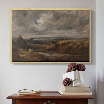 Hampstead Heath, 1825-John Constable-Framed Gallery Wrapped Canvas