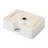 16" x 12" White Vitreous China Compact Rectangular Vessel Bathroom Sink, Above Counter Vanity Sink with 1.75" Drain for Powder Rooms-98468551