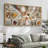 Neutral Toned Feast Celebration Artwork Extra Large Pictures Framed Canvas Print Wall Art-120284298-120284296