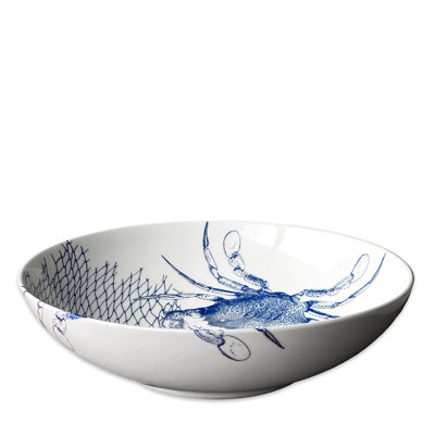 Crab Porcelain Serving Bowl